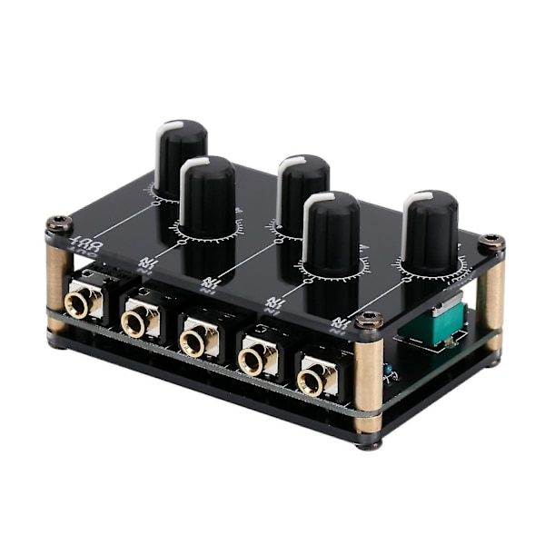 1-i-4-ud Passiv Mixer Modul Mini Stereo 4-kanals Passiv Mixer Lyd Mixer 1 Lyd Indgang Til 4 O 4-i-1-ud