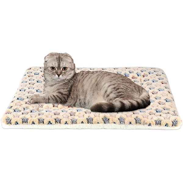 Hundetepper Katt Fluffy Valpeputer Vaskbare Matte Små Medium