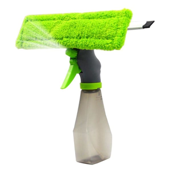 3 i 1 Fönsterrengöringsspray Torr Skrapa Funktioner Förstoftande Munstycke Flaska Torkare Mikrofiberduk Pad Kit Bilglas Rengöringsborste
