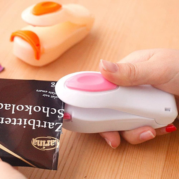Plastikpose, Mini Forseglingsmaskine til Pose/Køkken Plastikpose Forsegl