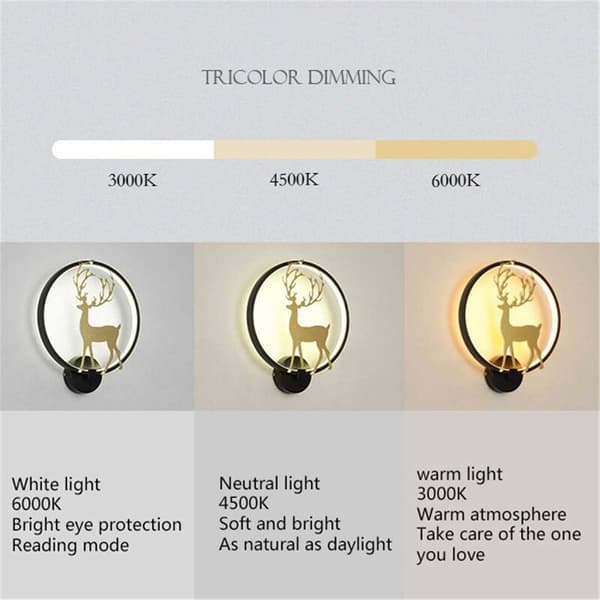 3D Hest LED Natlampe, Illusion Hest Effekt USB Opladning LED