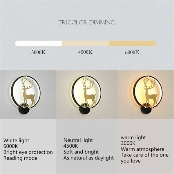 3D Hest LED Nattelys, Illusionshest Effekt USB Lading LED