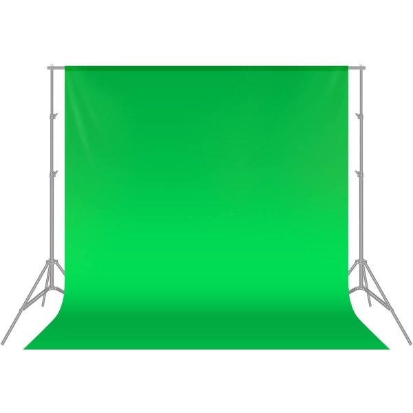 Baggrund(Grøn) 3*3m Fotostudie Folding Sheer Muslin til Photog