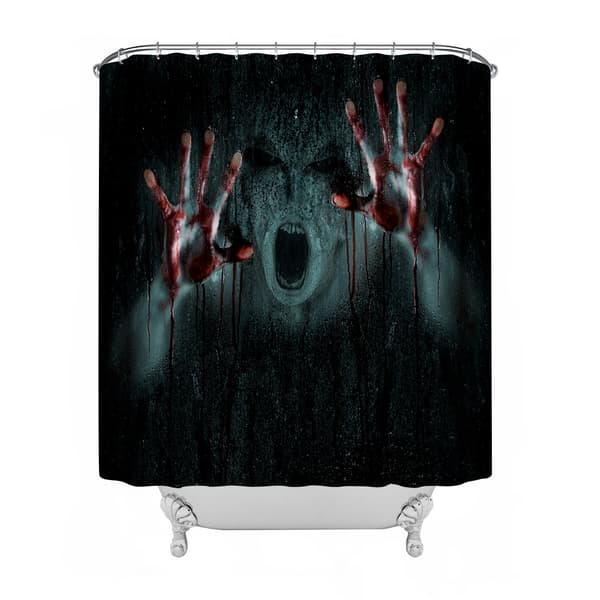 Duschdraperi, Halloween Duschdraperi, Halloween Badrum