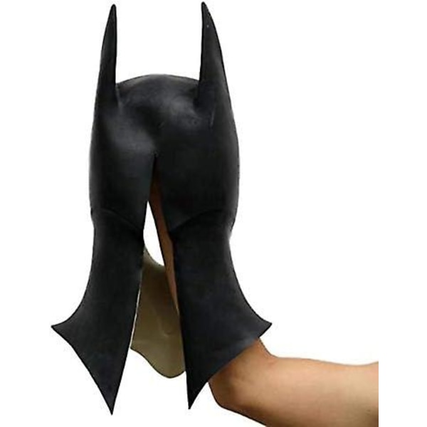Realistisk Batman-maske i latex til hele ansigtet - Tilbehør til Halloween, kostume, karneval, cosplay