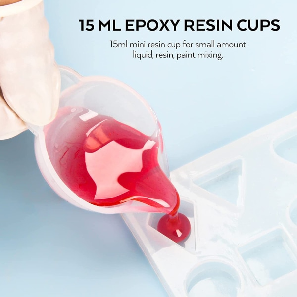 Silikonmätkoppssats 250+100ml silikonmätkopp