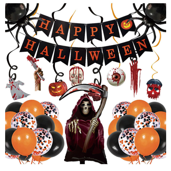 Sisätilojen Halloween-koristeet, Halloween-koristeet