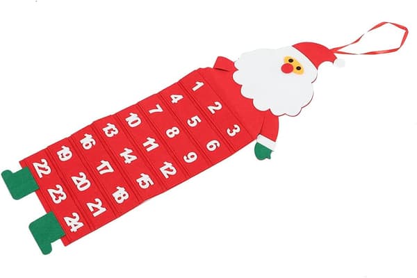 1 stykke filt julekalender for eldre