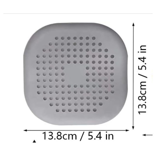Pack Silikonavloppsskydd (Grå), Köksvask Sil