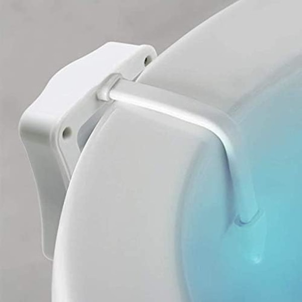 2-pack Färgväxlande Toalett Nattlampa Rörelsesensor LED Toalett Rörelseaktiverad LED-lampa Toalettlampa UV Slap