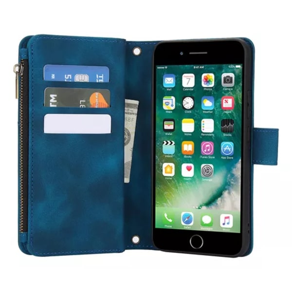 Plånboksfodral i Läder för iPhone 14PRO