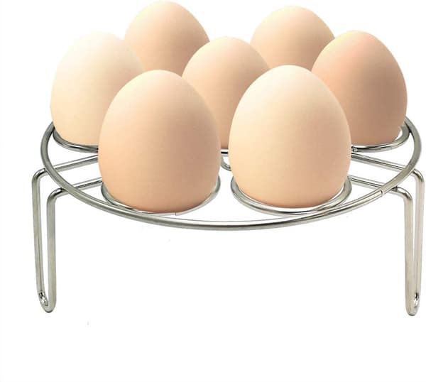 Eggdamperstativ i rustfritt stål - 1 pakke