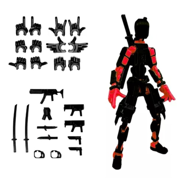 Dummy13 3D-tryckt Actionfigur 5.54 Tum