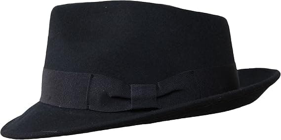Fedorahatt - 100% Ullfilt - Foldbar for Reiser - Vann