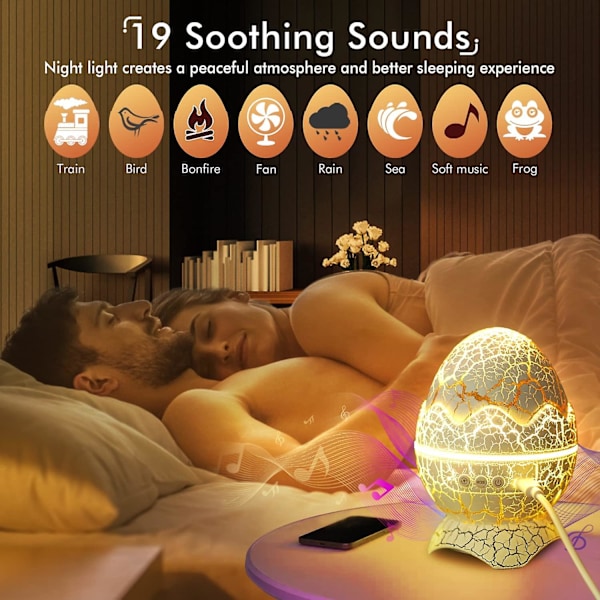 Galaxprojektor för sovrum, fjärrkontroll & vitbrus Bluetooth-högtalare, 14 färger LED-nattlampor för barnrum, vuxna hemmabio, fest, Li