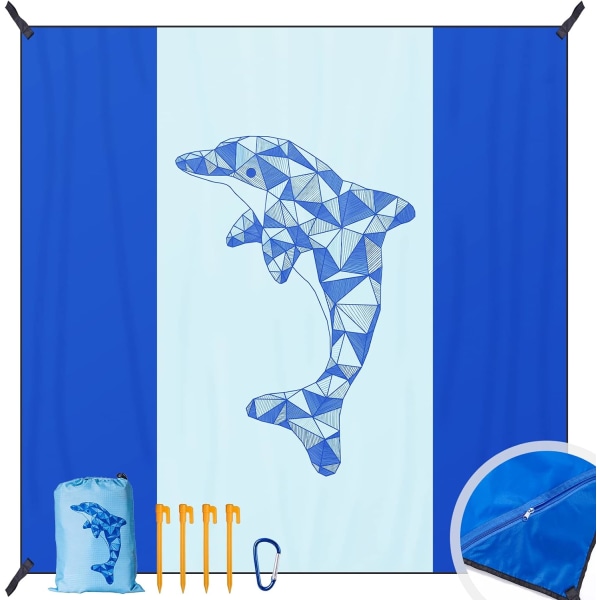 Sand Free Beach Blanket -275*213cm - Beach Towel - Waterproof -