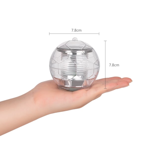2 Pak Solcelled Pool Lys Pak Flydende LED Lys Automatisk Farve