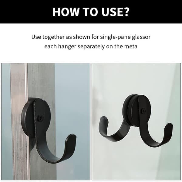 2 kranskroker, multifunksjonelle dekorative magnetiske kroker
