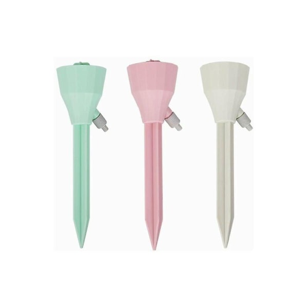 9-pack automatiskt bevattningssystem för krukväxter, blombevattning, justerbart blom- eller grönsaksbevattningssystem, grönt*3st, rosa*3st, vitt*3st,