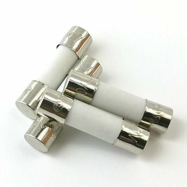 10x Keramisk Tidsforsinkelsessikring (T) 10A / 250VAC 5x20mm