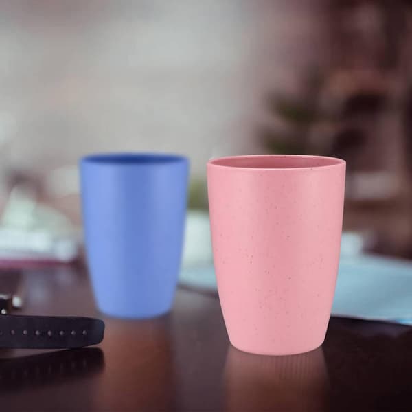 8-pack 350 ml Dricksglas, Kaffe Koppar för Vuxna, Återanvändbara och