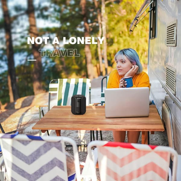 Bluetooth-kaiutin (musta), Kannettava Langaton Ulkokaiutin