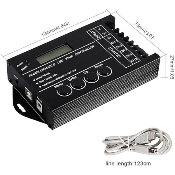 Programmerbar Timerstyrenhet Programmerbar Timer Dimmer