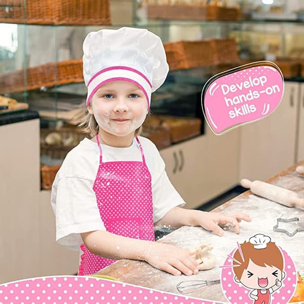 Kokkiroolipeli Pukeutumispuvulla ja Keittiötarvikkeilla, Lapselle