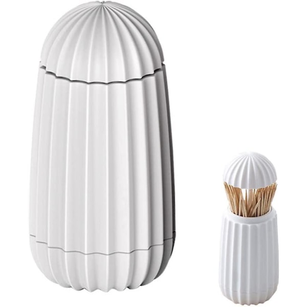 Automatisk tandpetare dispenser, Pop Up tandpetare dispenser, Automatisk Pop Up tandpetare låda, för kontor, restauranger, barer, kaféer, hotell, bröllop (Wh