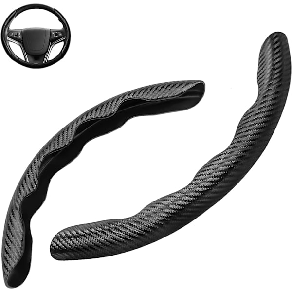 Universal Carbonfiber Bilrattskinn Segmentert Bilrattskinn