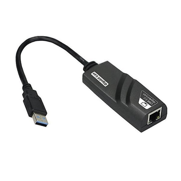 Usb Gigabit nettverkskort Usb 3.0 til Rj45 nettverksport kablet ekstern Ethernet-stasjon gratis nettverkskabelkonverter