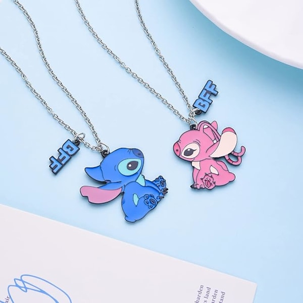 Stitch Halskæde Stitch Gave Piger Stitch og Scrump Bedste Veninde Halskæde Stitch Bedste Veninde Halskæder til 2 Stich