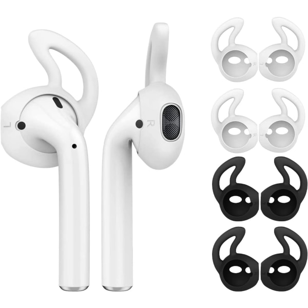 4-delt etui/hud kompatibel med AirPods/EarPods, utskiftbar