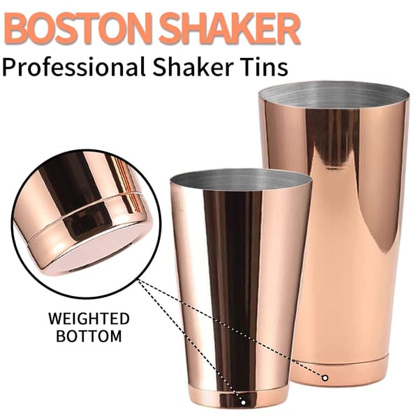 Professionell Boston Shaker i rostfritt stål