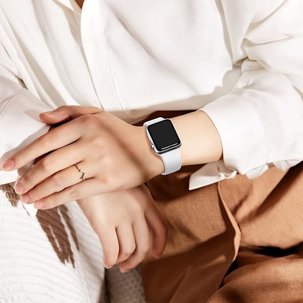 Sæt med 3 remme kompatibel med Apple Watch 40mm, 38mm, 41mm blød