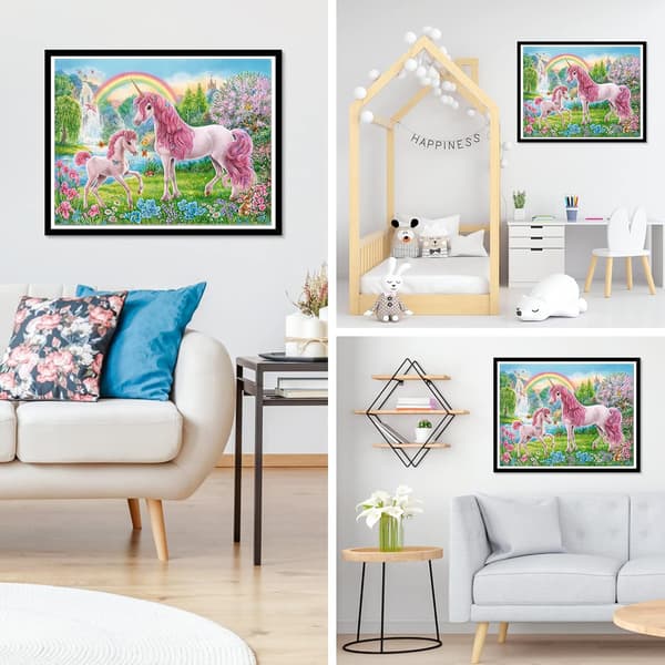 30x40cm 5D Diamantmålning Kit Full Rund Borr Strassbild