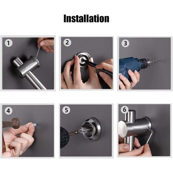 3 stk. messing oppustelig dyse, luftpumpesamling, oppustelig ventilmontering