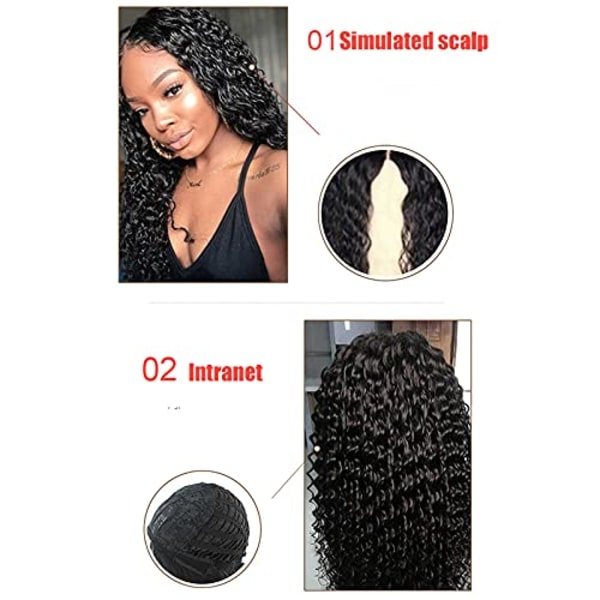 Limfri lace deep wave peruk