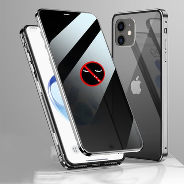 1-pack Anti-Peeping-fodral för iPhone 13 Pro Max, Härdat Glas