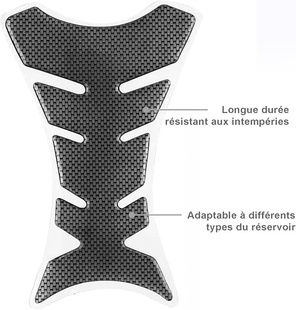 Motorcykel Bränsletank Pad Universal Limstark Dekal