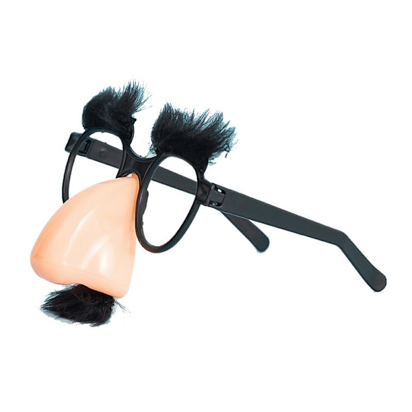 Halloween-maskeradesolbriller med morsom nese, øyenbryn og bart