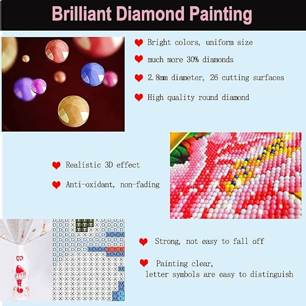 5D Diamantmaleri, Rhinestone Diamantmaleri DIY-sett (Øyne