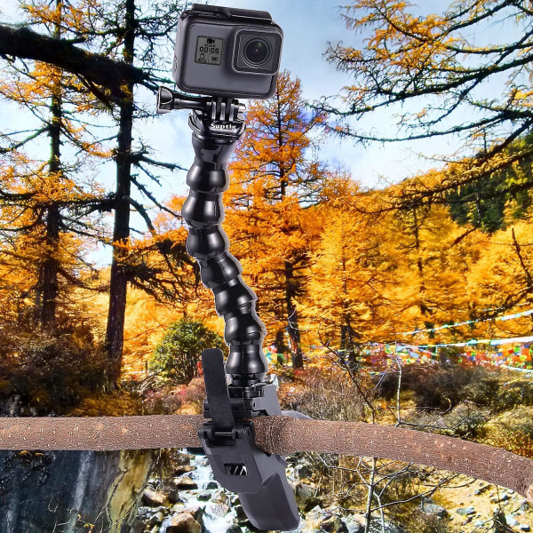 Joustava leuka - Hansikaulamikrofoni GoPro Hero 9 Hero 8 Hero 7 Hero 6 Hero 5 Hero 4 Session Hero 3+ Hero 3 Arlo Pro Arlo Go Action -kameroille