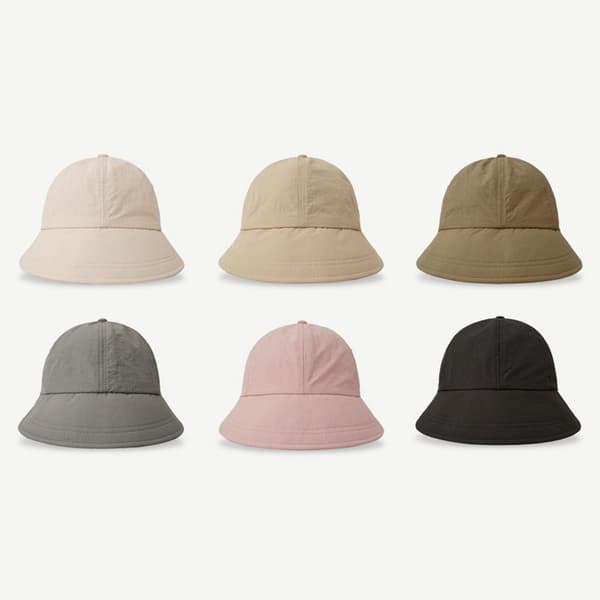 Sommerhatt for kvinner i kamel - Justerbar hatt med UV
