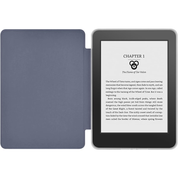 6-tommer Kindle-etui (11. generation - 2024), Ultraklart, Blødt, Fleksibelt, Transparent, TPU-bagside med automatisk dvaletilstand