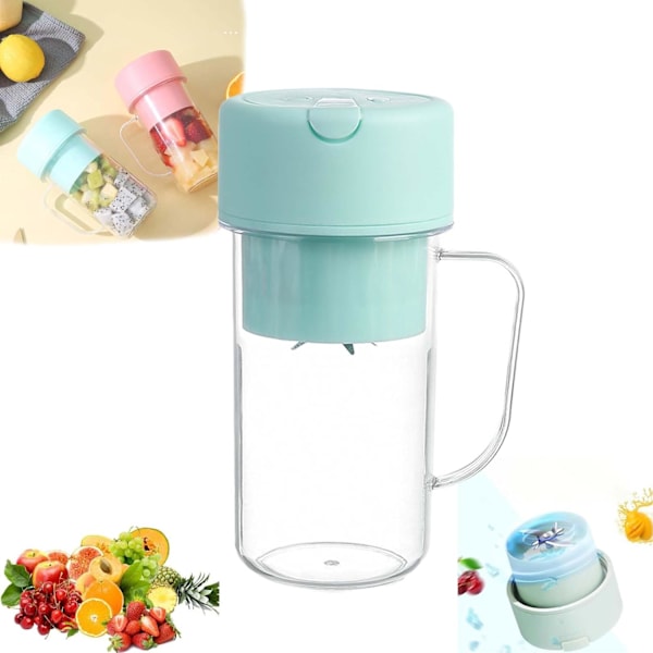 Bärbar Blender, 2024 Royadulex Bärbar USB Mini Blender Elektrisk Saftpressare, Laddningsbar Blender för Shakes, Mini Blender