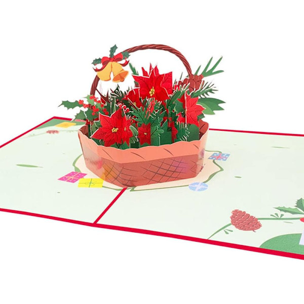 1 kpl Tervehdyskortti Lahja 3D Stereoskooppinen Tervehdyskortti