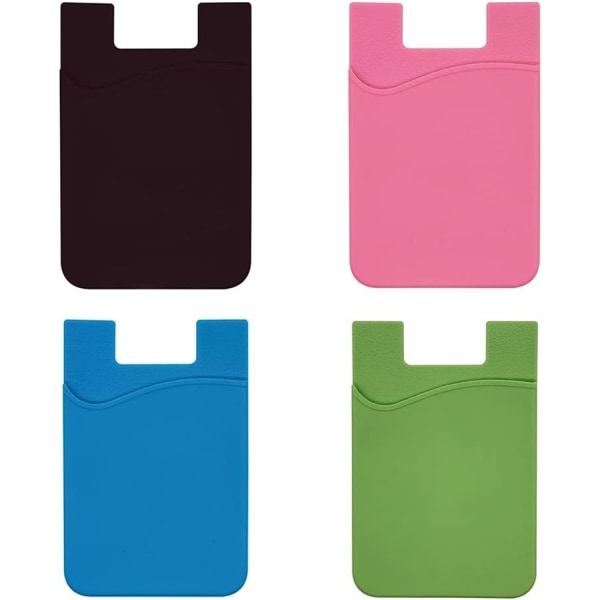4-delad telefonplånbok, telefonhållare, phone case, självhäftande
