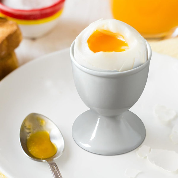 Äggkopp Set om 2  Hållare Frukost Kokt Matlagning Lätt att Rengöra Barndomsminnen Kök