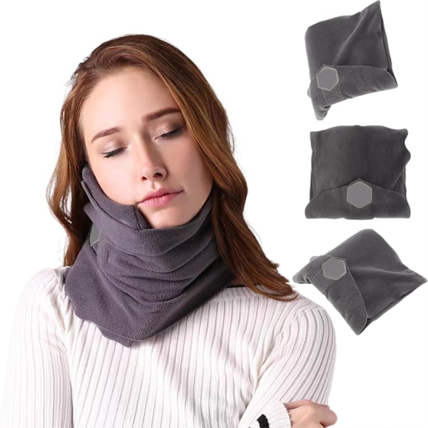 Travel Pillow - Portable U-shaped Pillow - Neck Support - Ultra S